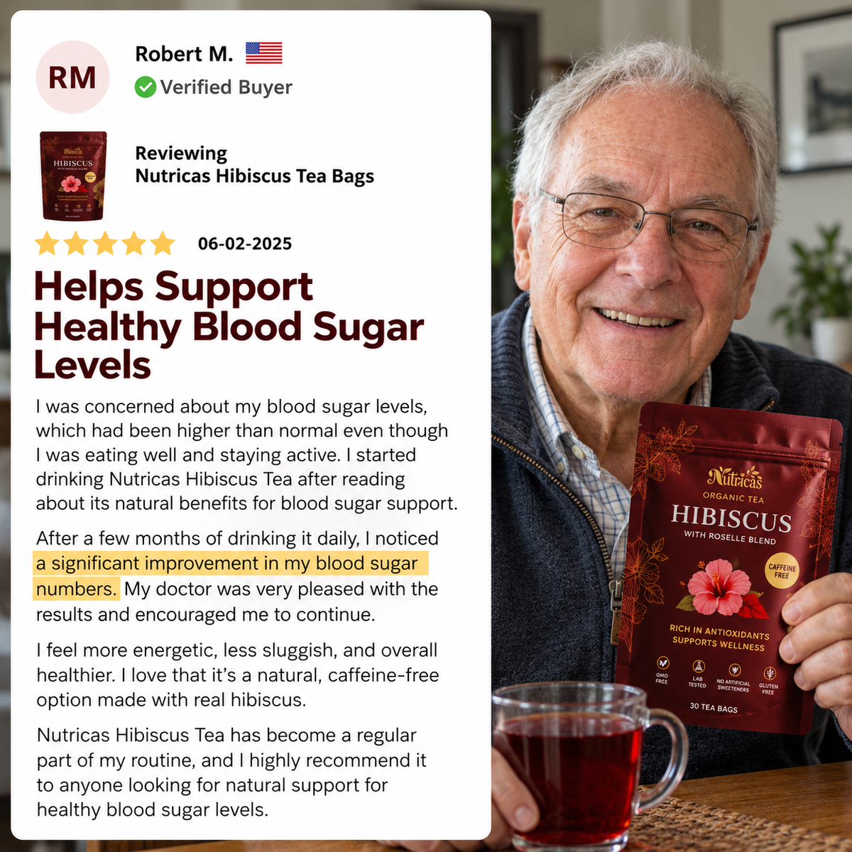 Nutricas™ Hibiscus Tea