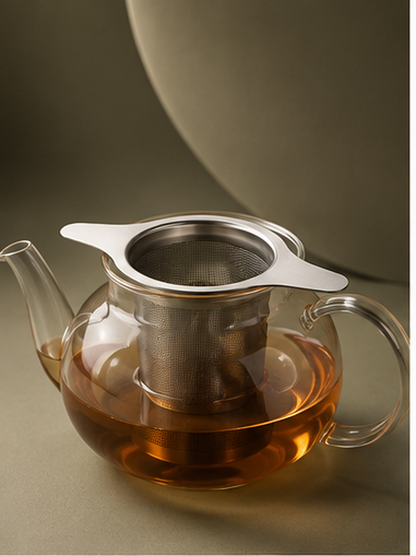 Double Ear - Stainless Steel Tea Infuser with Cover